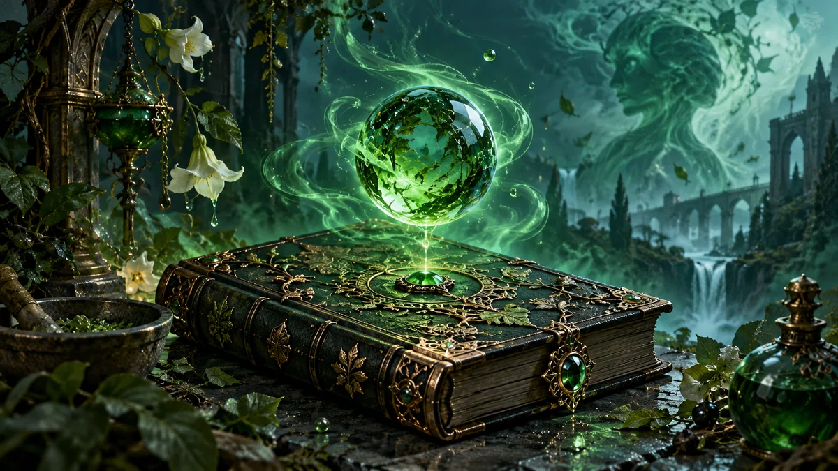 Fantasy illustration of Poison mist and a clone